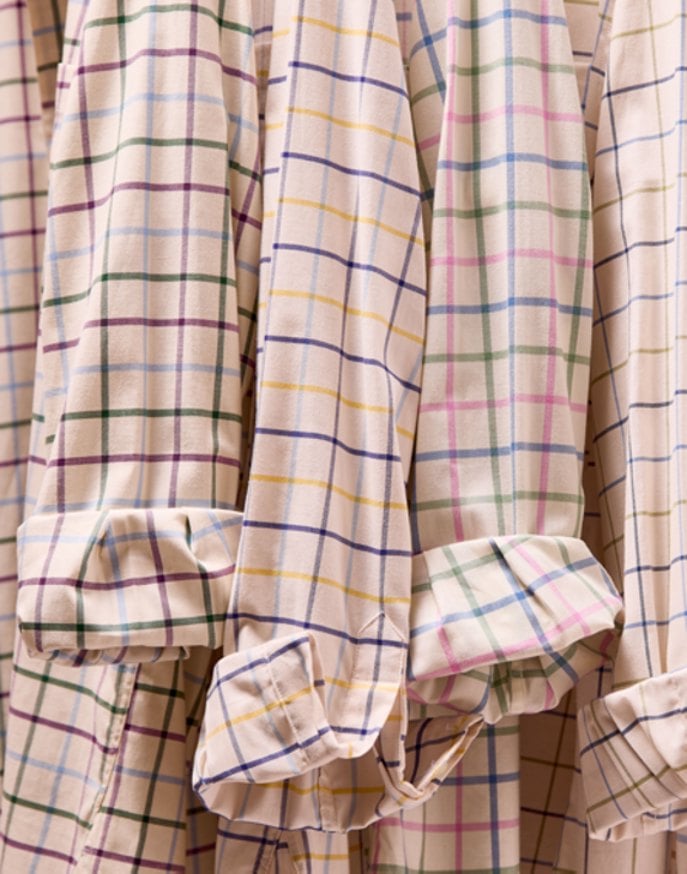 Purple/Green Country Check Shirt