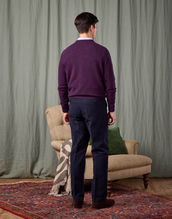 Moleskin Trousers - Navy