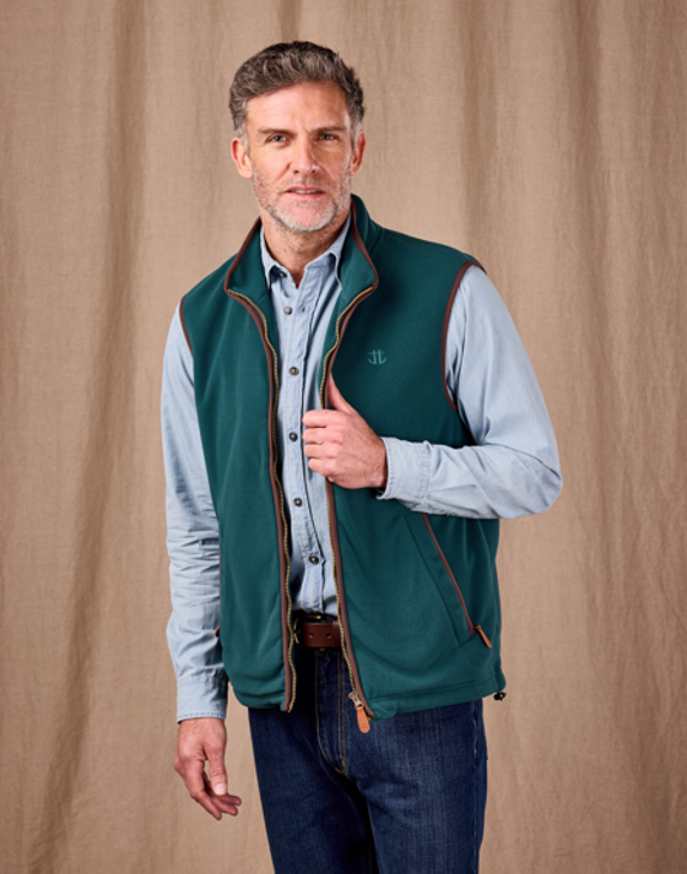 Fleece Gilet - Teal