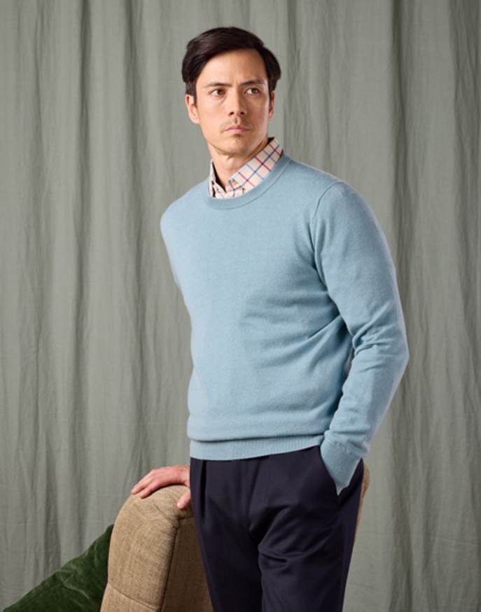 Cashmere Crew Neck - Ultramarine