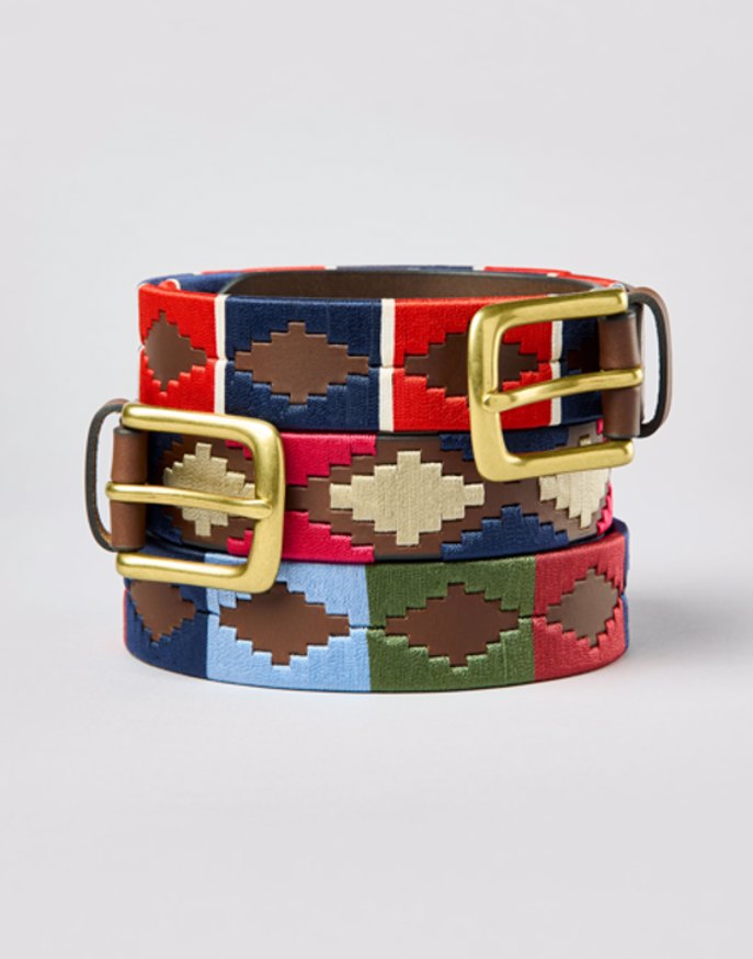 Polo Belt - Navy/Red