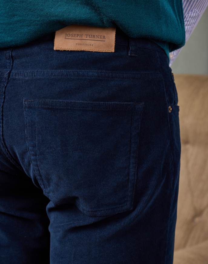 Needlecord Jeans - Navy