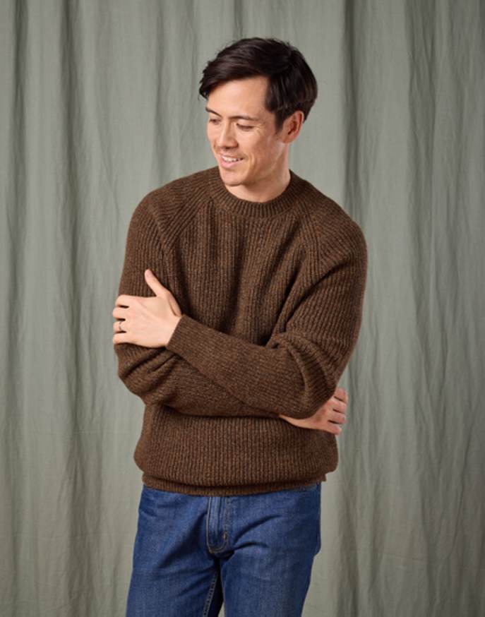 Yak Crew Neck - Moss