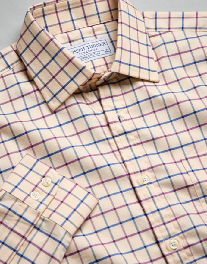 Navy/Plum Country Check Shirt