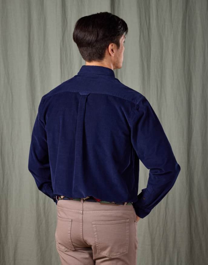 Needlecord Shirt - Navy