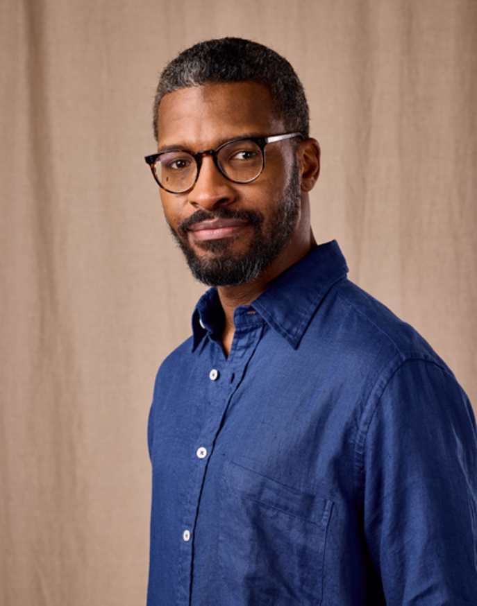 Linen Shirt Short Sleeve - Atlantic