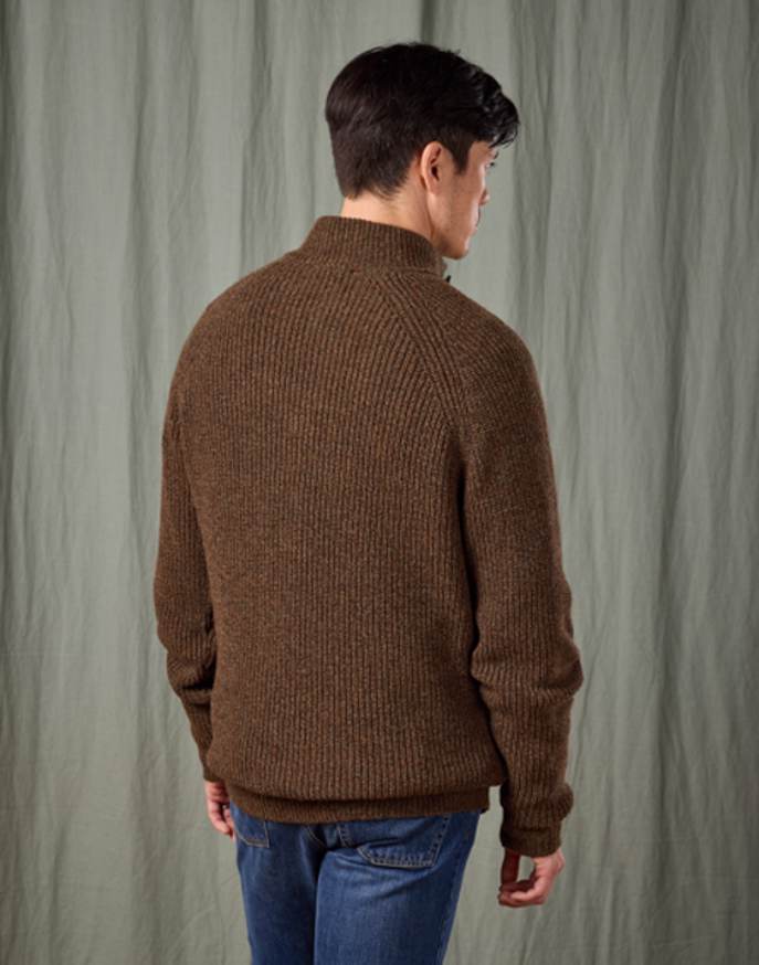 Yak Button Neck - Moss