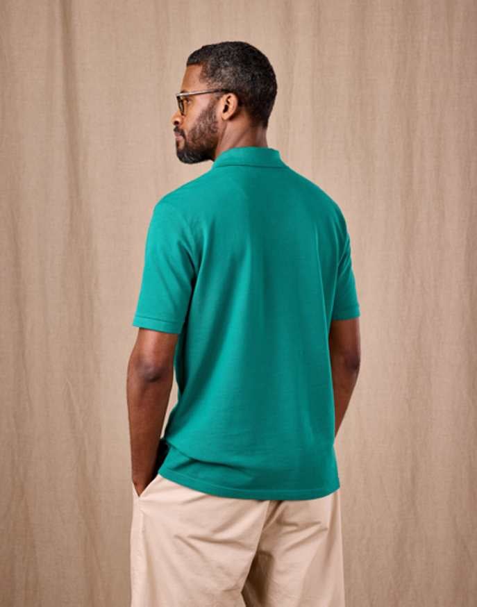 Pique Polo Shirt - Teal