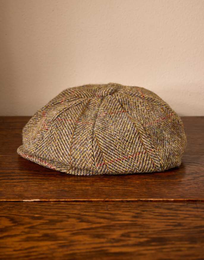 Newsboy Cap - Gold/Olive