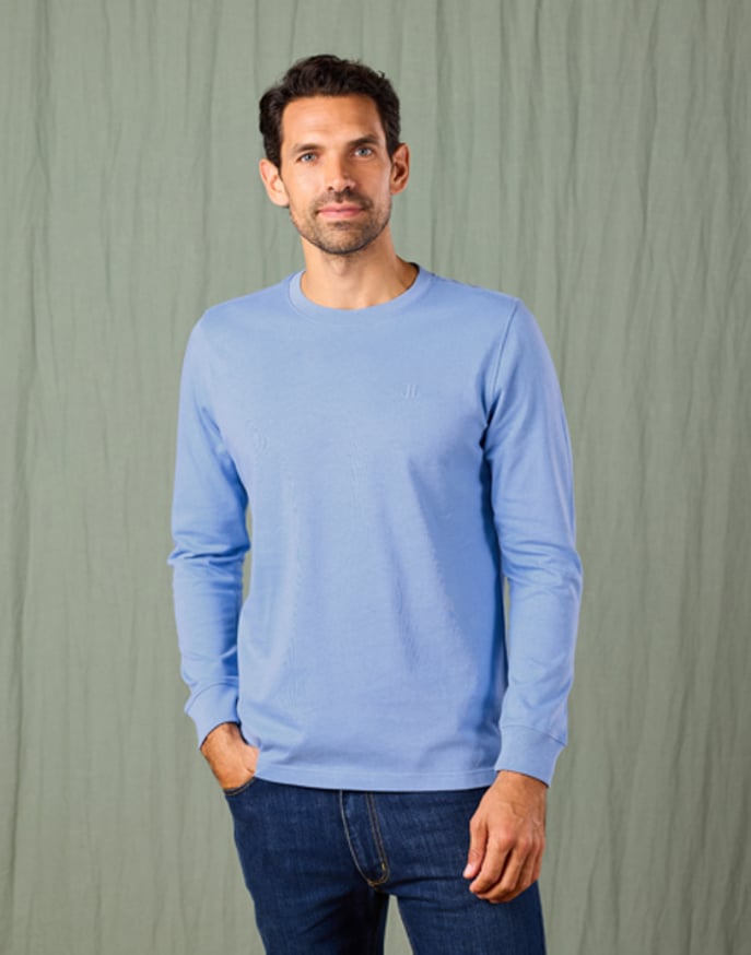 Long Sleeve T Shirt - Blue
