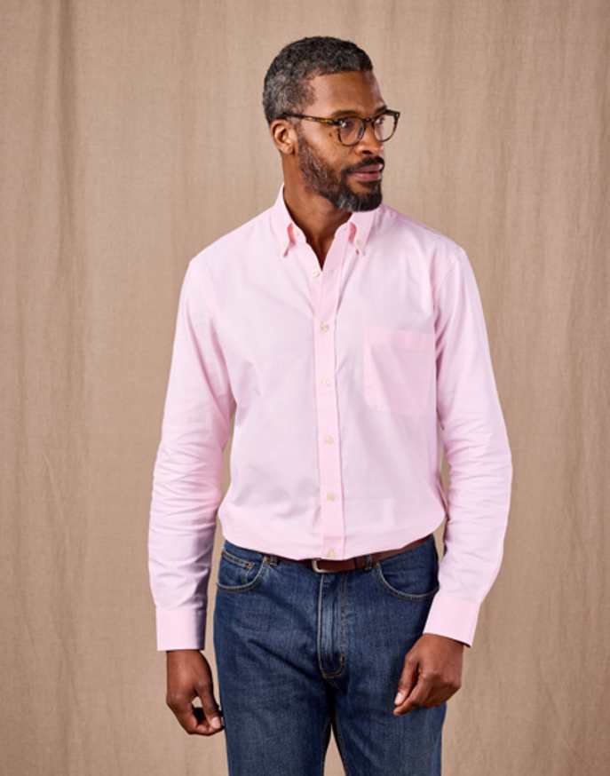 Button Down Oxford Shirt - Pink