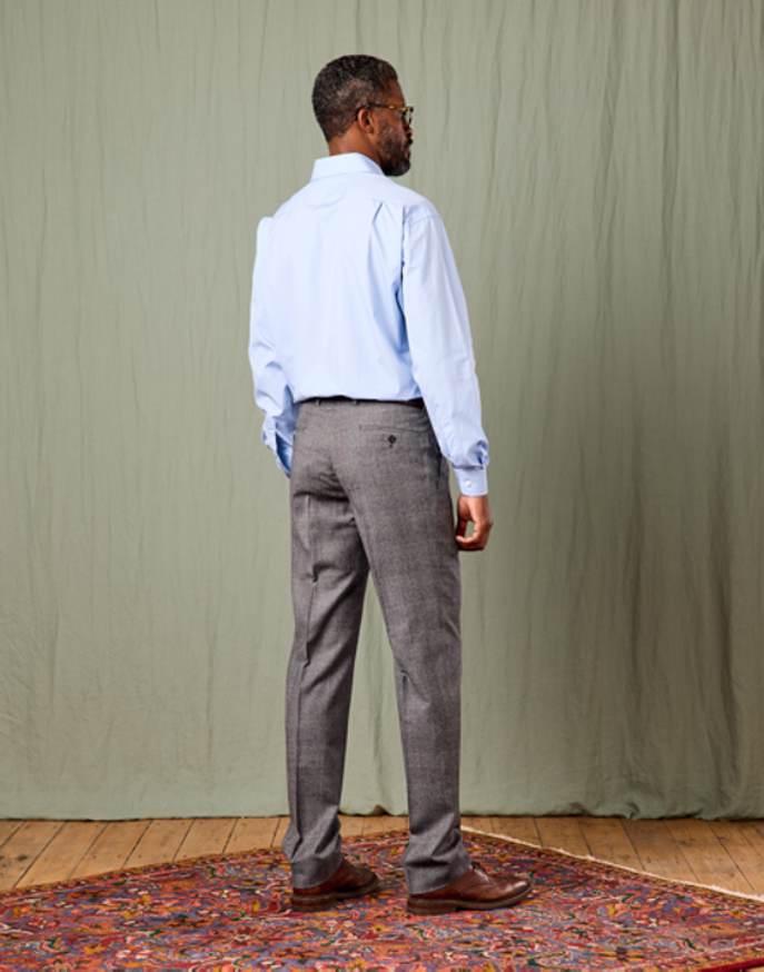 Flannel Trousers - Prince of Wales Check