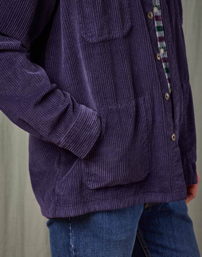 Corduroy Overshirt - Navy