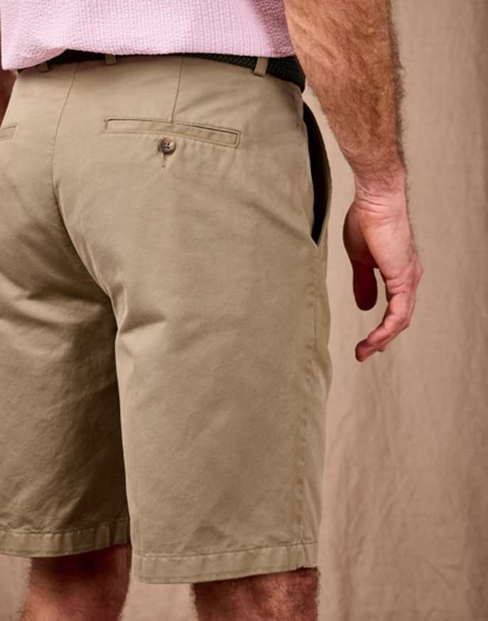 Pleated Front Shorts - Sage