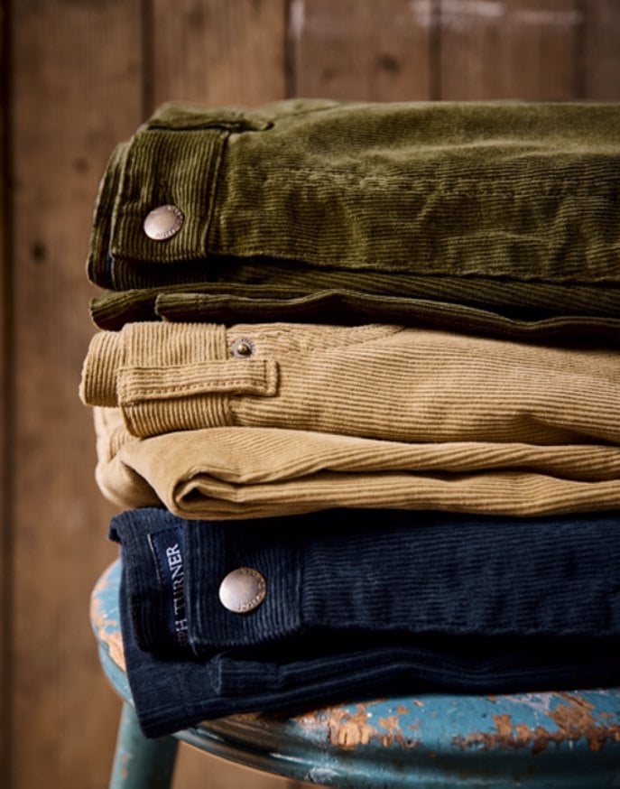 Needlecord Jeans - Navy