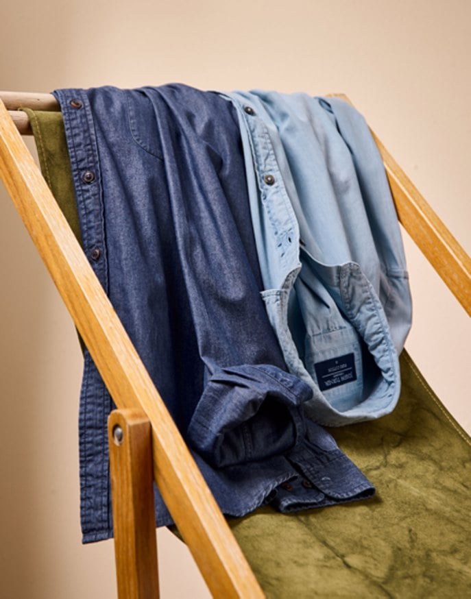 Chambray Shirt - Light Blue