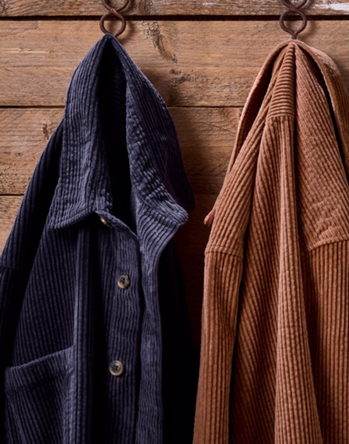 Corduroy Overshirt - Navy