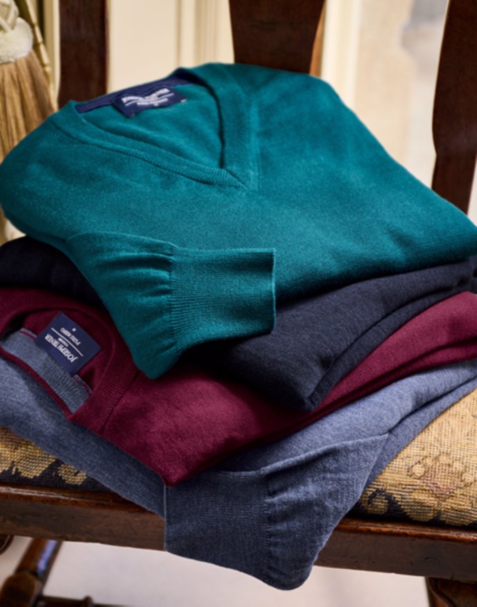 Merino Polo Collar Jumper - Teal