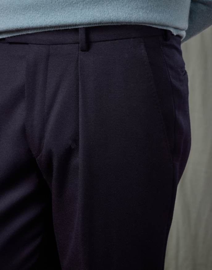 Cavalry Twill Trousers - Navy