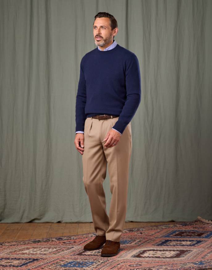 Cavalry Twill Trousers - Taupe