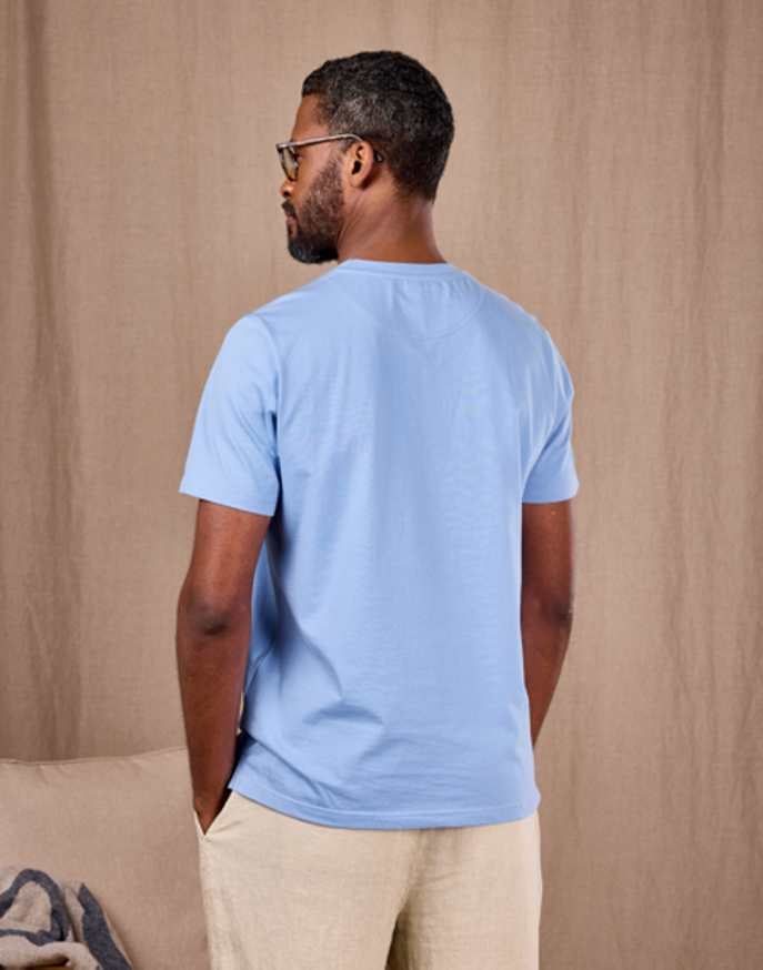 Cotton T Shirt - Cornflower