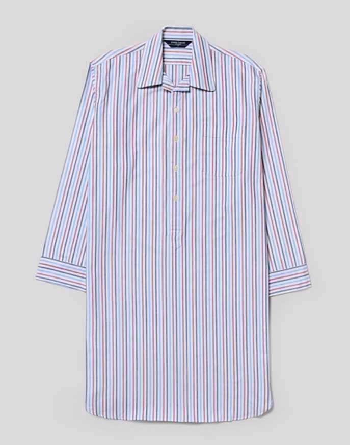 Nightshirt - Blue/Magenta (brushed)