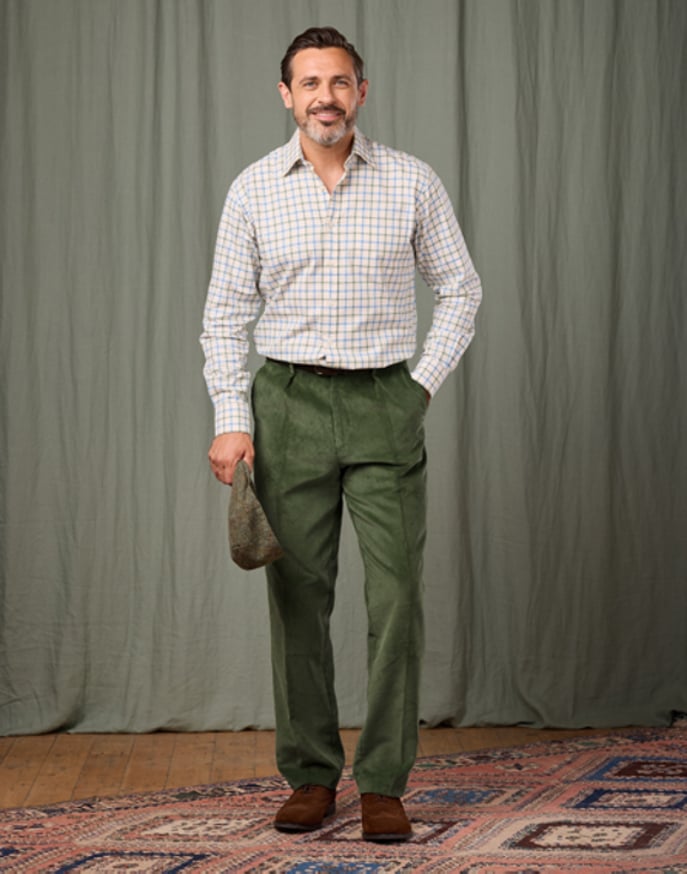 Corduroy Trousers - Forest