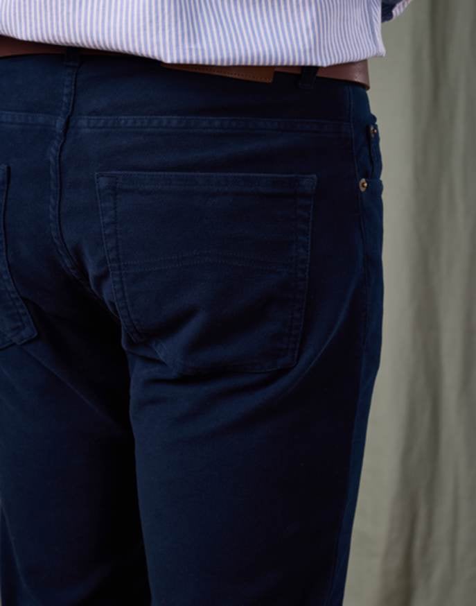 Moleskin Jeans - Navy