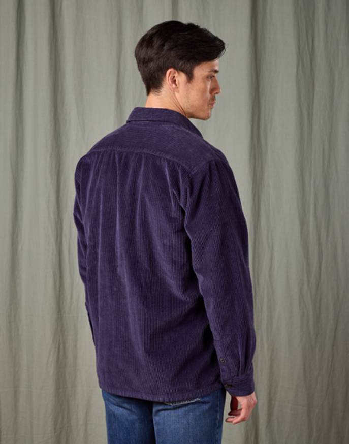 Corduroy Overshirt - Navy