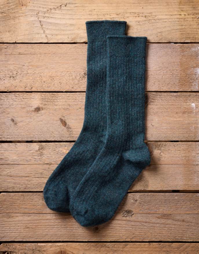 Cashmere Socks - Teal