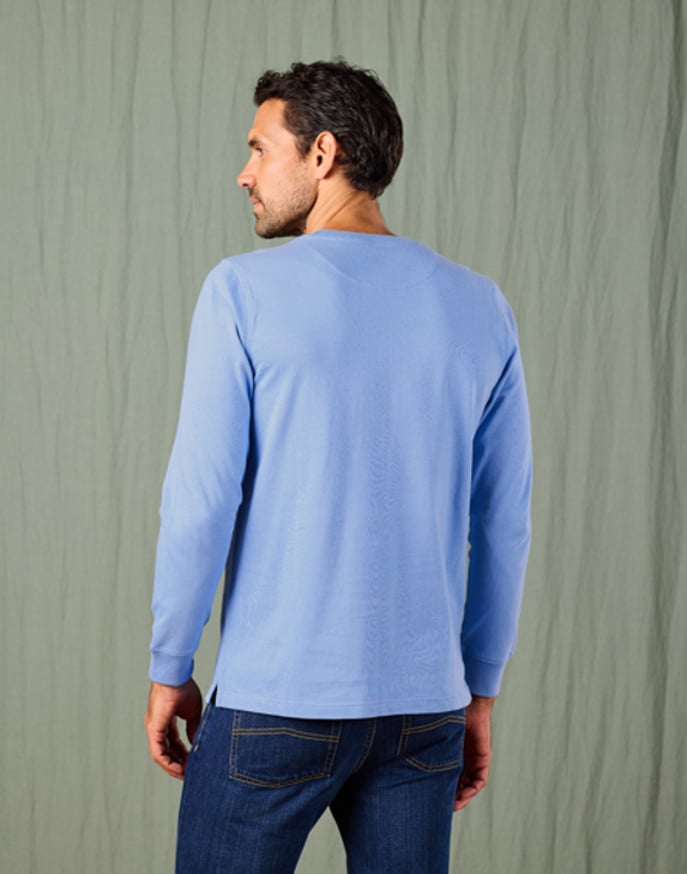 Long Sleeve T Shirt - Blue