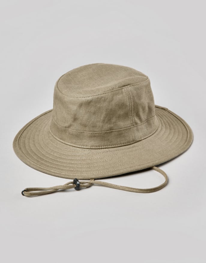 Linen Explorer Hat - Khaki (Flax)