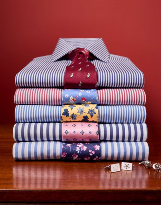 Blue Butcher Stripe Shirt
