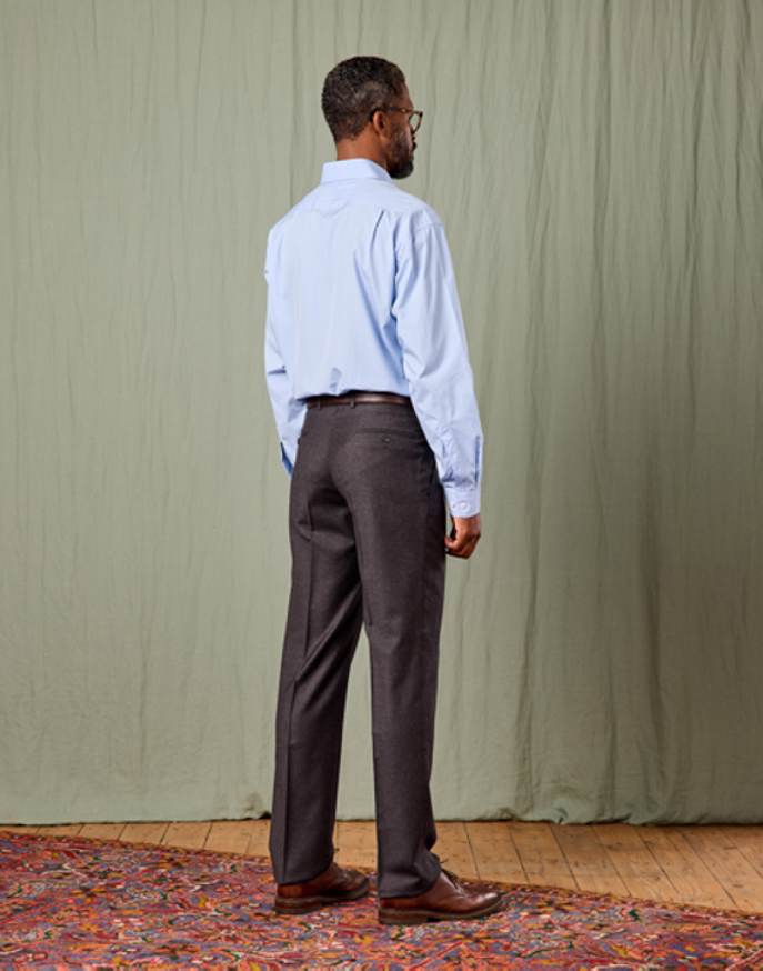 パンツ kolor exclusive flannel trousers Flannel Trousers - Charcoal | Joseph Turner