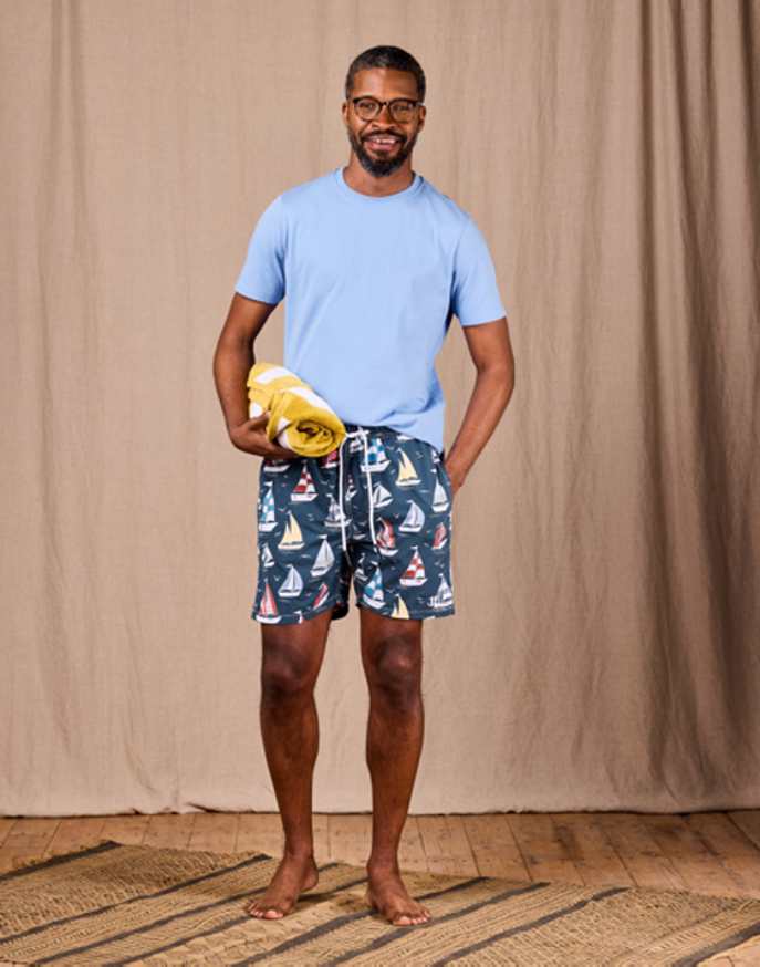 Swimming Trunks - Sailboats