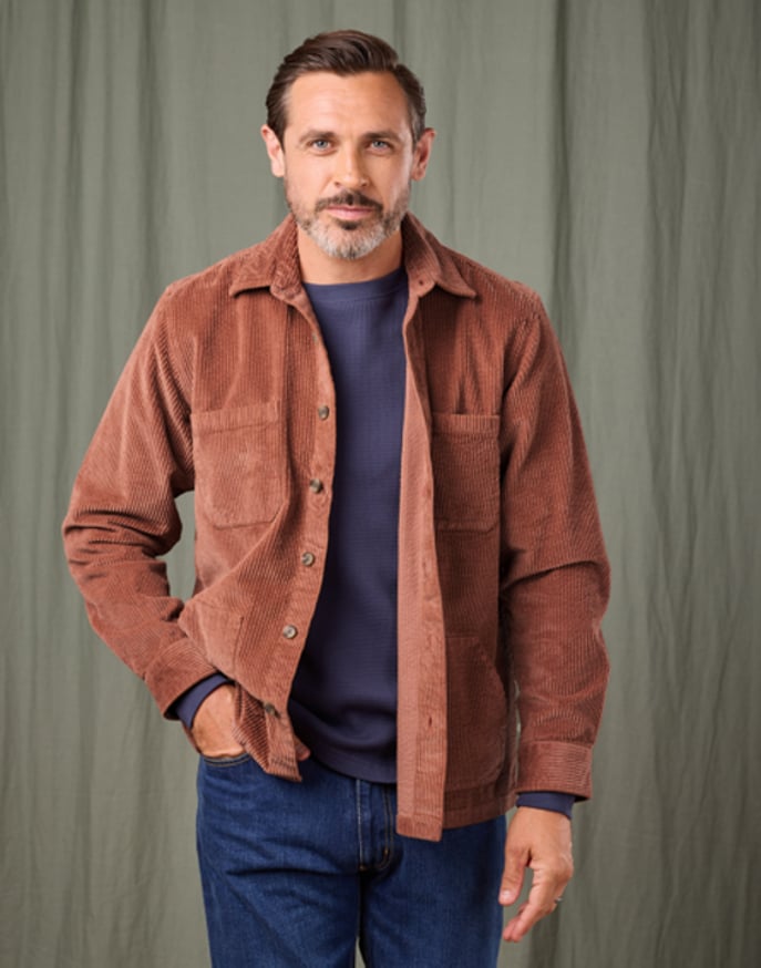 Corduroy Overshirt - Ginger