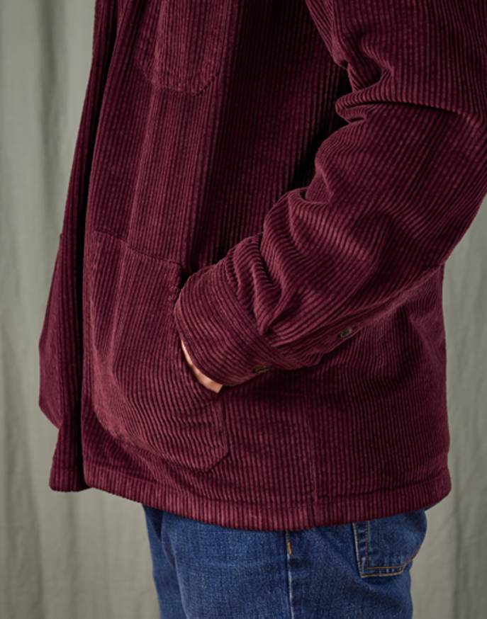 Corduroy Overshirt - Damson