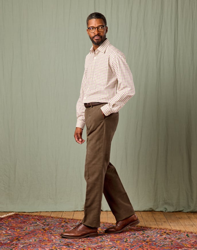 Moleskin Trousers - Khaki