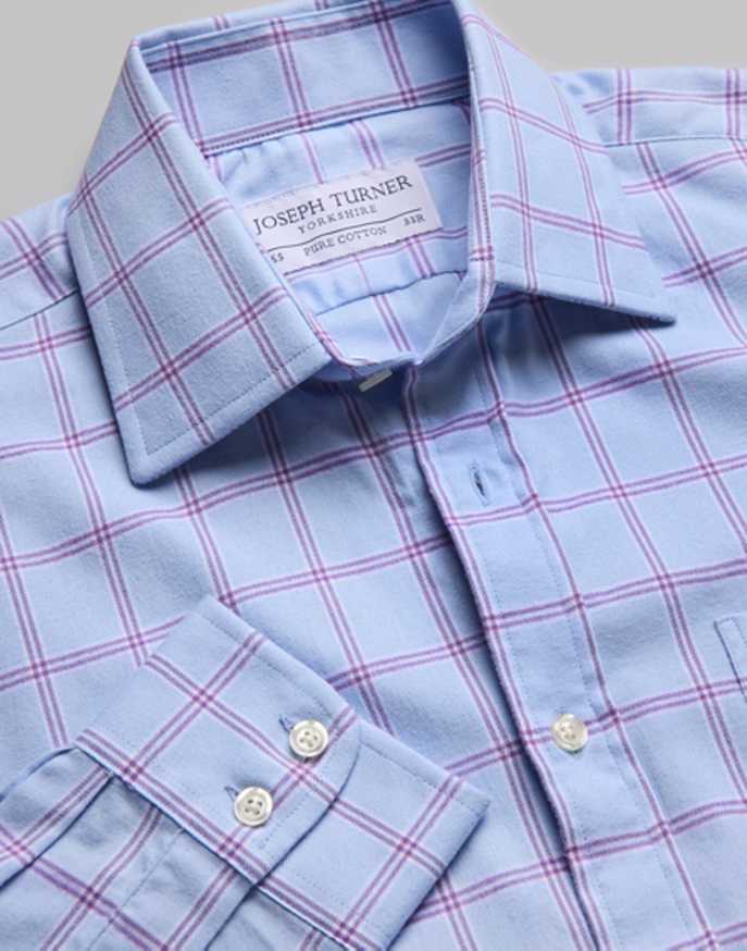 Blue/Purple Country Check Shirt 