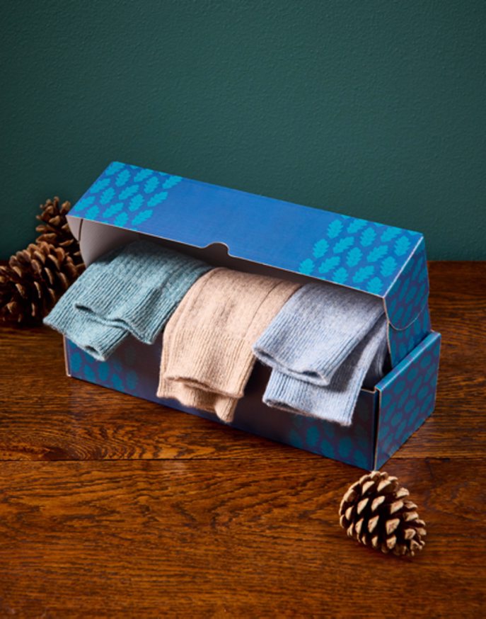 Sock Gift Box - Cashmere