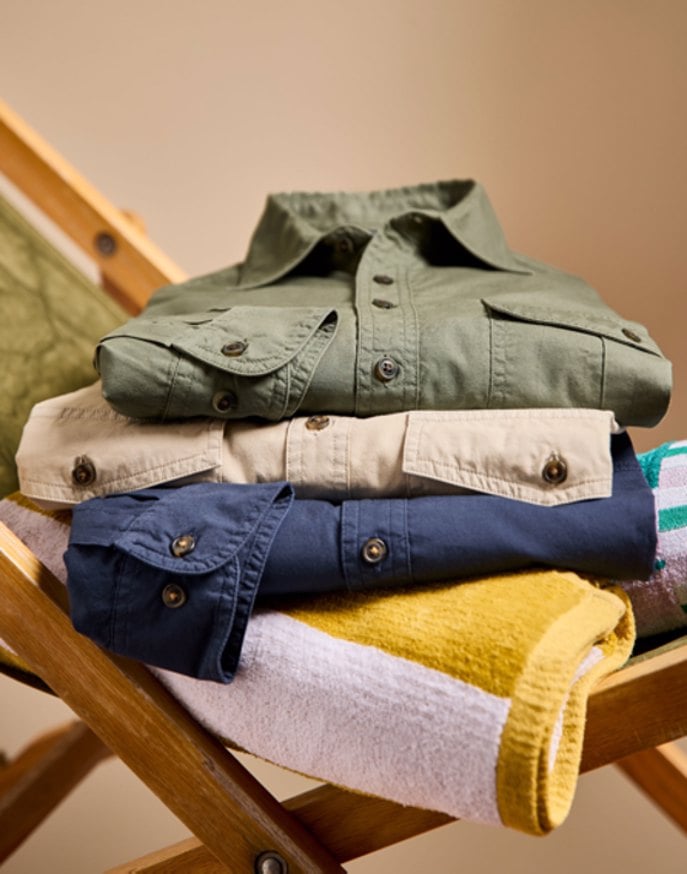 Safari Shirt - Light Olive