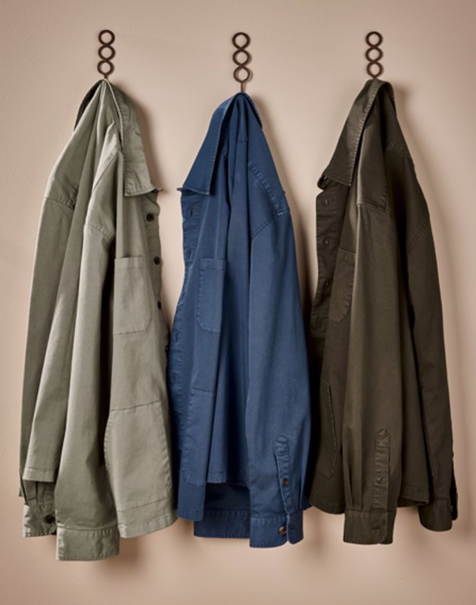 Cotton Overshirt - Bark