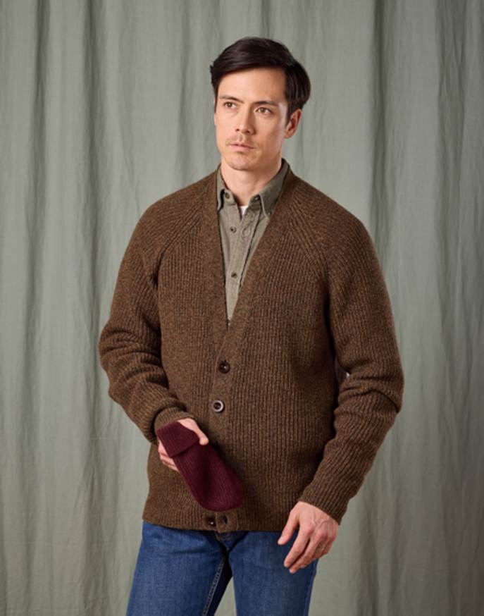 Yak Cardigan - Moss