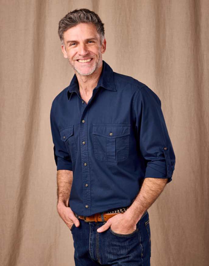 Safari Shirt - Navy