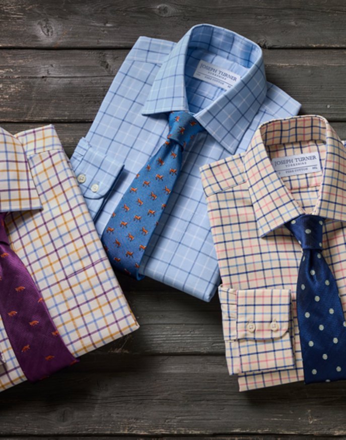 Blue/White Country Check Shirt