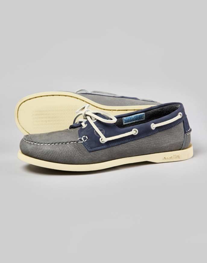 Sandusky Deck Shoe - Grey/Indigo