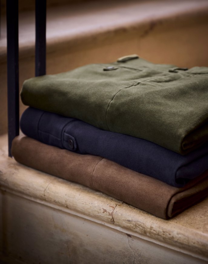 Moleskin Trousers - Navy