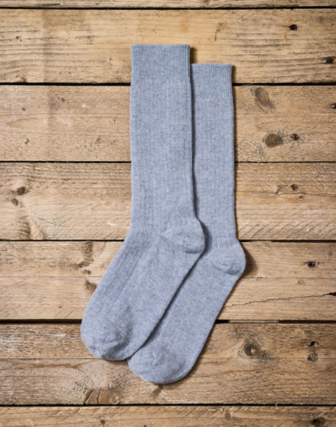 Cashmere Socks - Blue