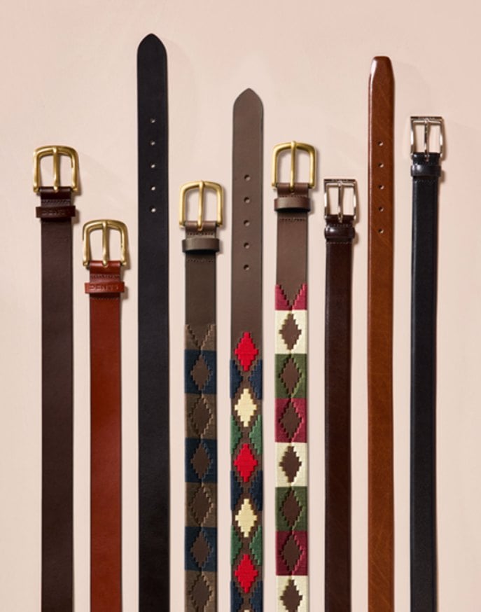 Classic Leather Belt - Brown