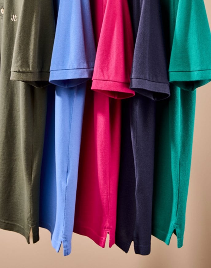 Pique Polo Shirt - Cornflower